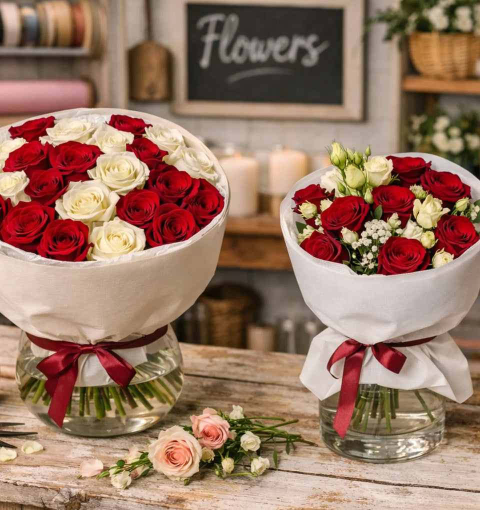 Virágok és kosarak