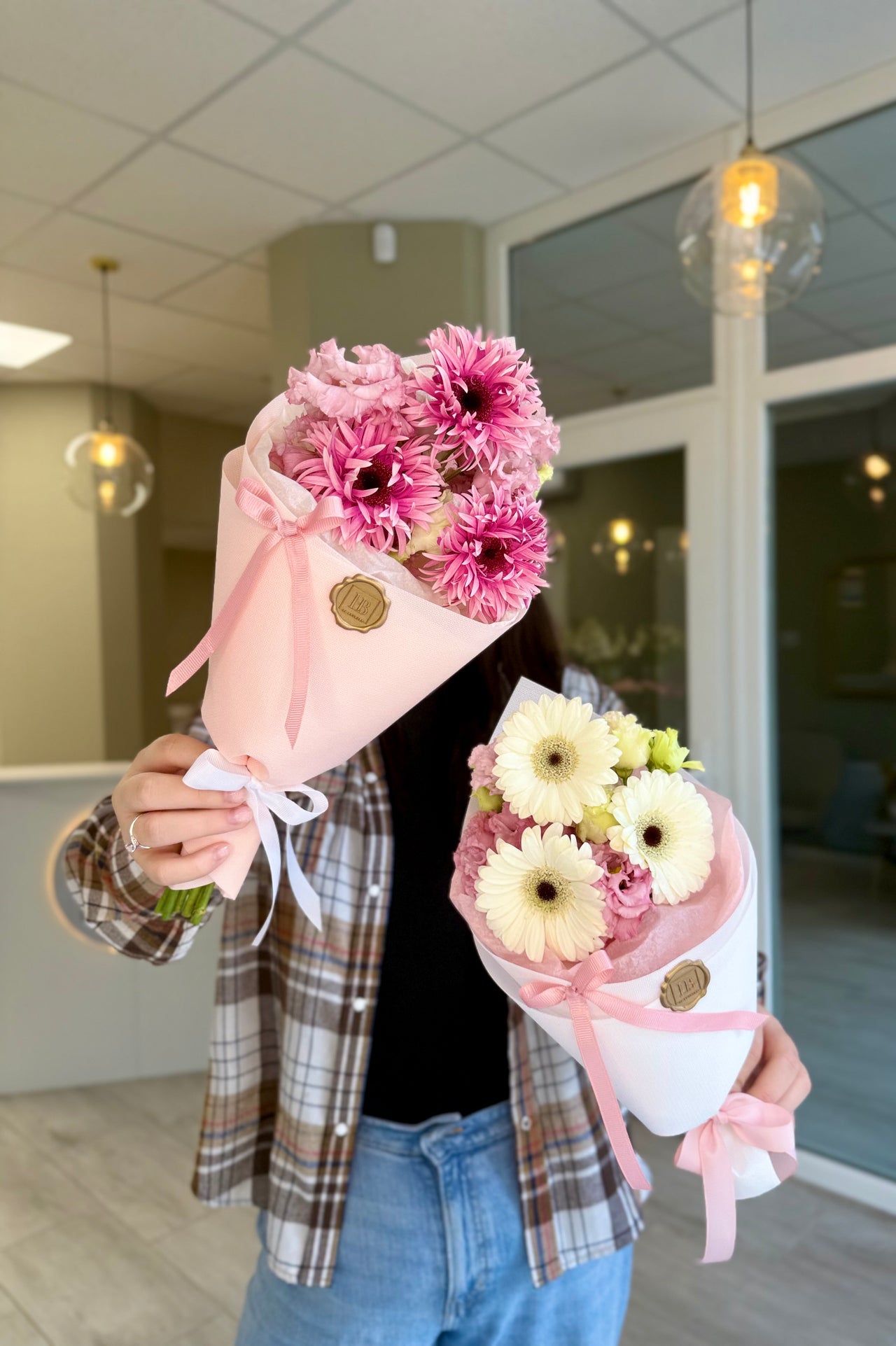 Pink & White Mini Duo